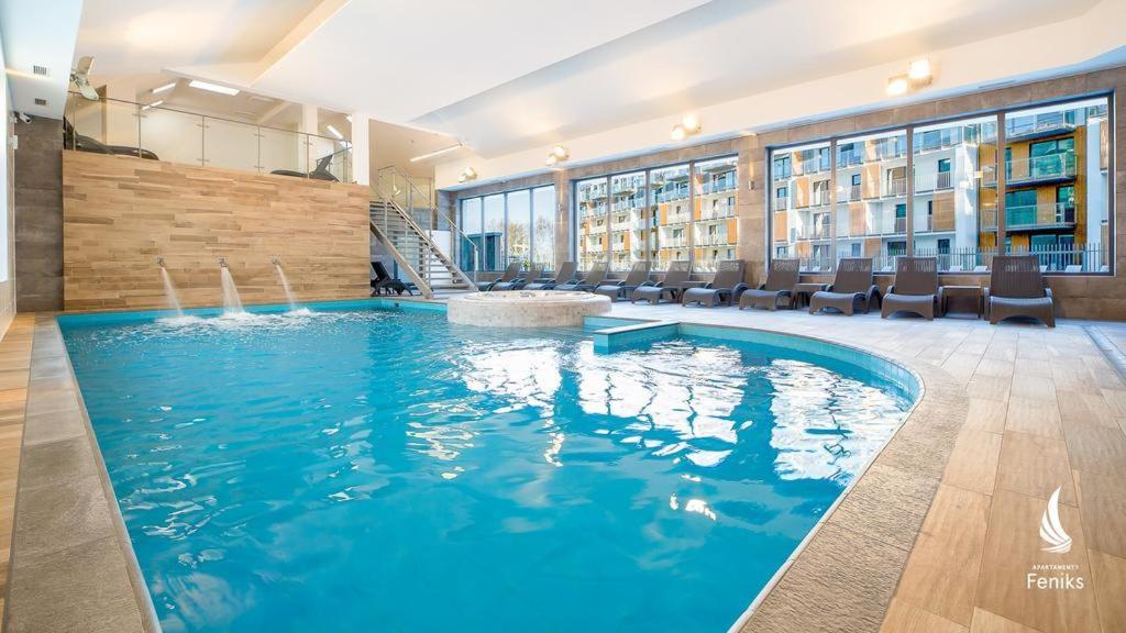 Apartamentyprzymorzu 010 Z Basenem Tarasem I Ogrodkiem Kolobrzeg Bagian luar foto