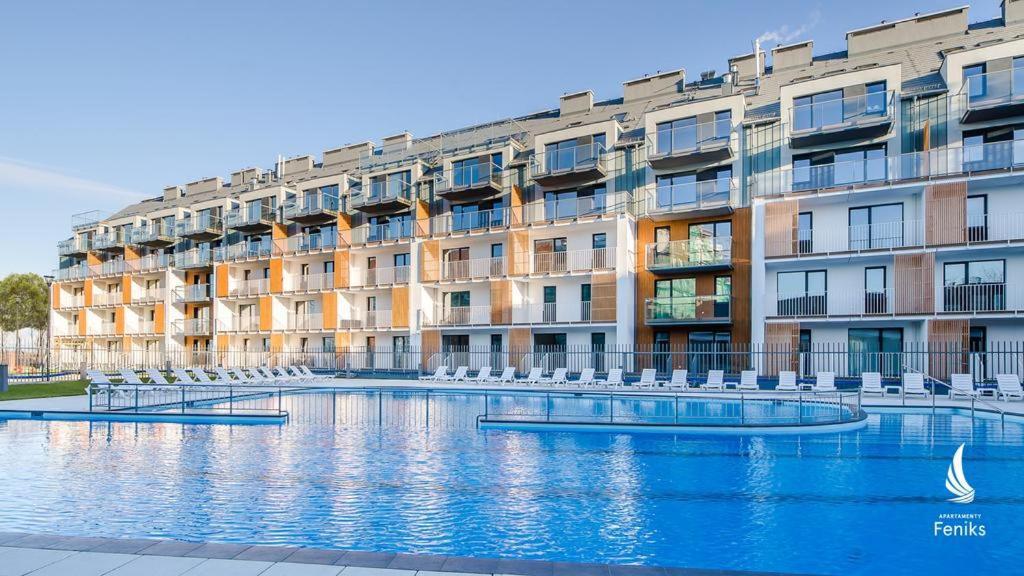 Apartamentyprzymorzu 010 Z Basenem Tarasem I Ogrodkiem Kolobrzeg Bagian luar foto