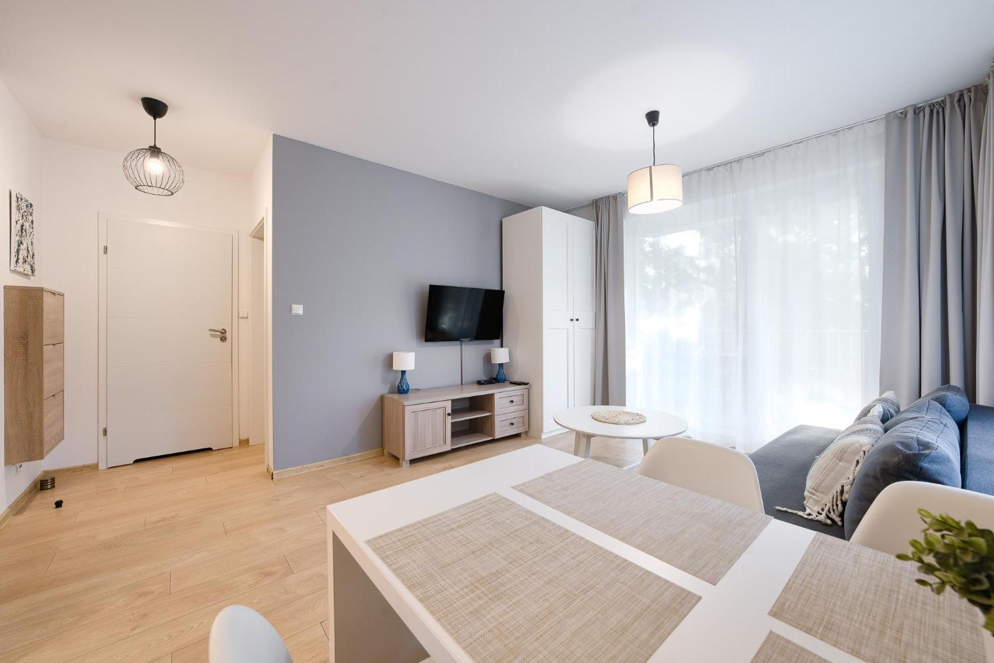 Apartamentyprzymorzu 010 Z Basenem Tarasem I Ogrodkiem Kolobrzeg Bagian luar foto
