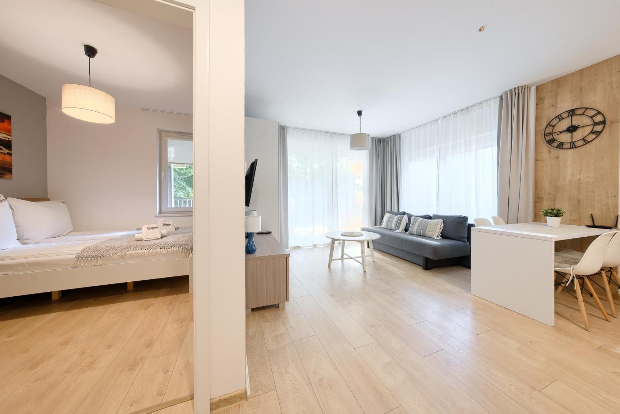 Apartamentyprzymorzu 010 Z Basenem Tarasem I Ogrodkiem Kolobrzeg Bagian luar foto